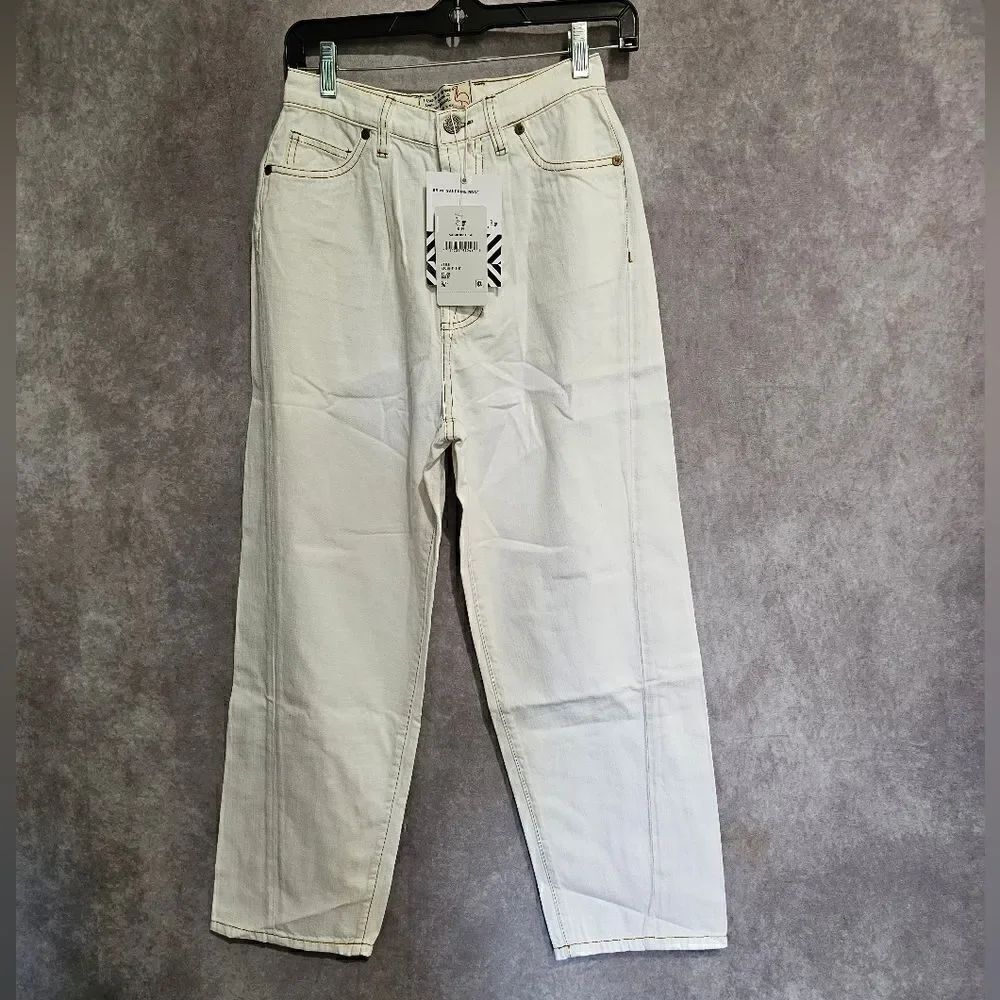 Sandrine Rose x Free People Wide Leg Denim Jeans Size 24